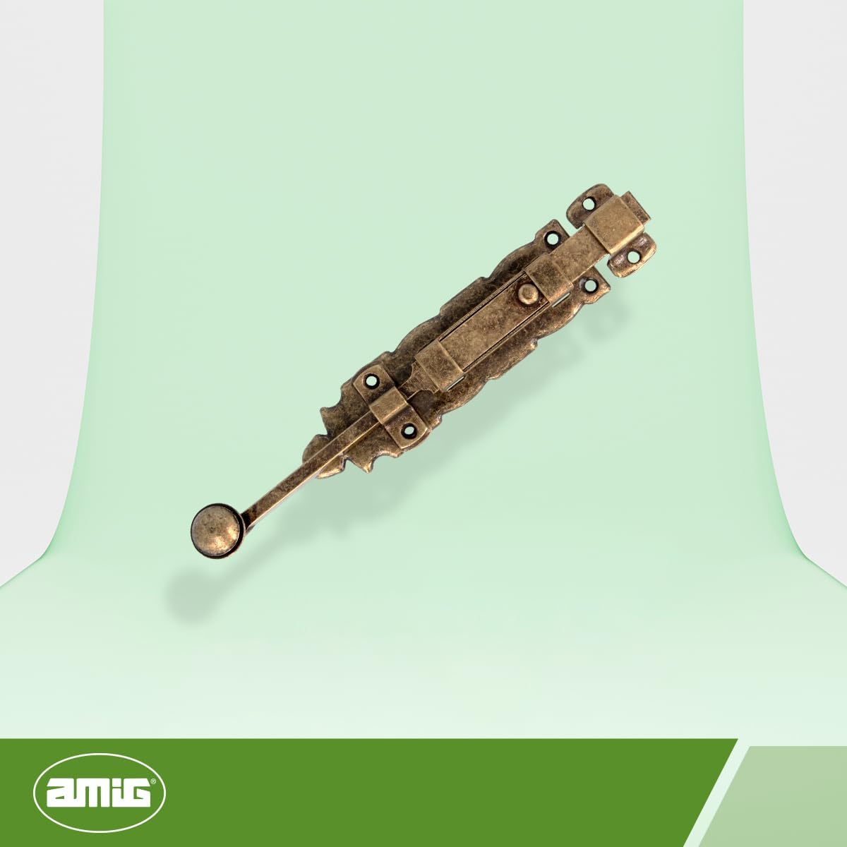 Amig - Loquet De Fenêtre - Modèle 411 - Acier Avec Tige En Zamak - 150 Mm - Largeur : 35 Mm - Idéal Pour Les Fenêtres