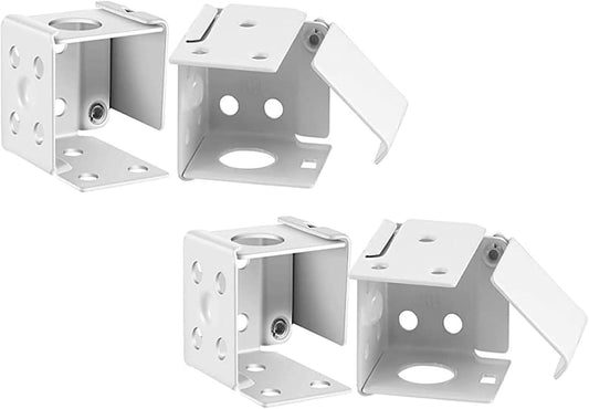  Supports De Quincaillerie Pour Stores Supports De Plafond Et Muraux Clip De Store De Fenêtre Résistant Intempéries Accessoires De Stores Clip De Fixation De Stores Universels