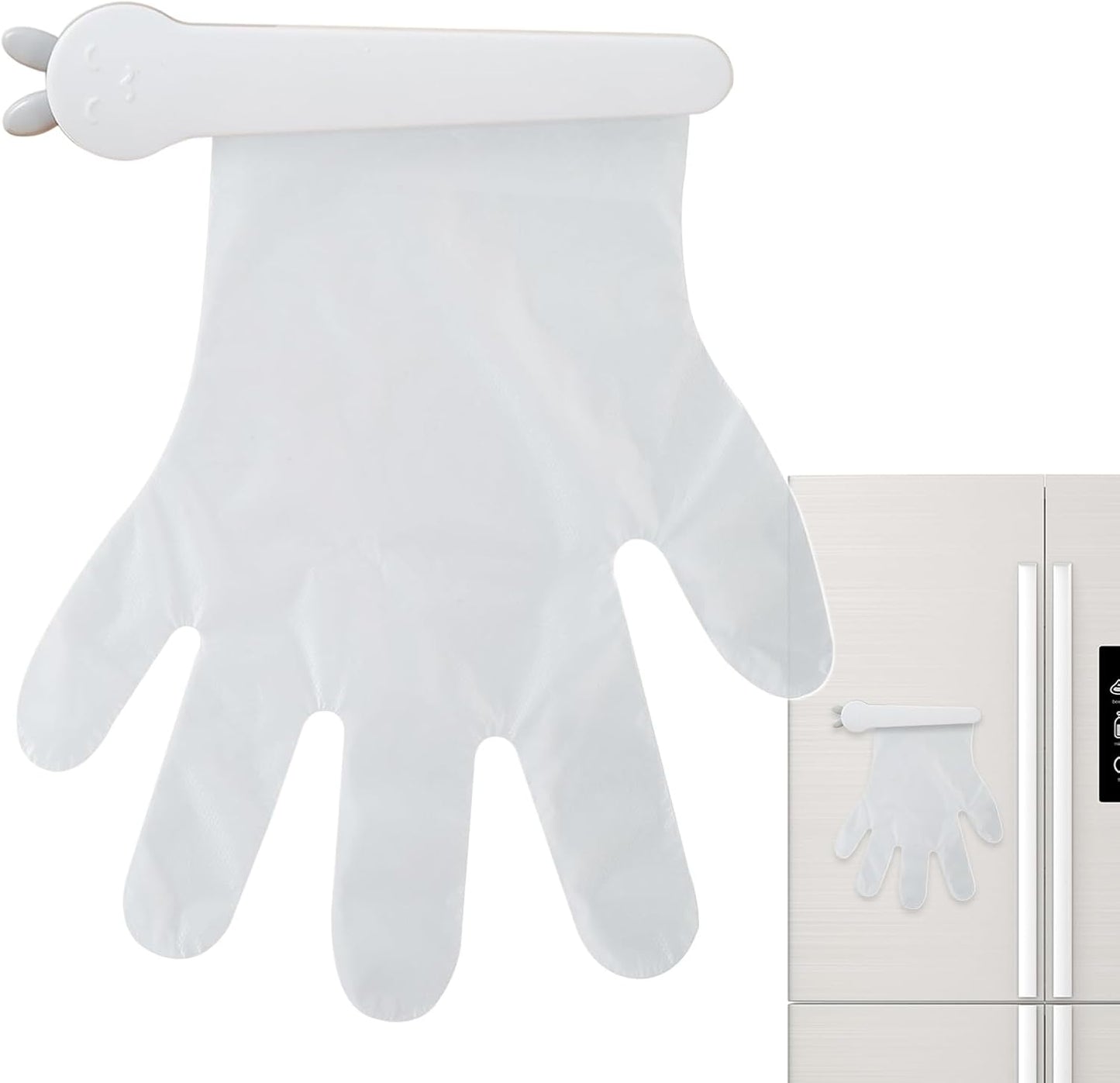  Générique Glove Holder, Wall Mount Organizer, Adhesive Clip Design, Storage For Garage, Workplace & Food Service, Convenient Glove Box Dispenser, Restaurant Use More