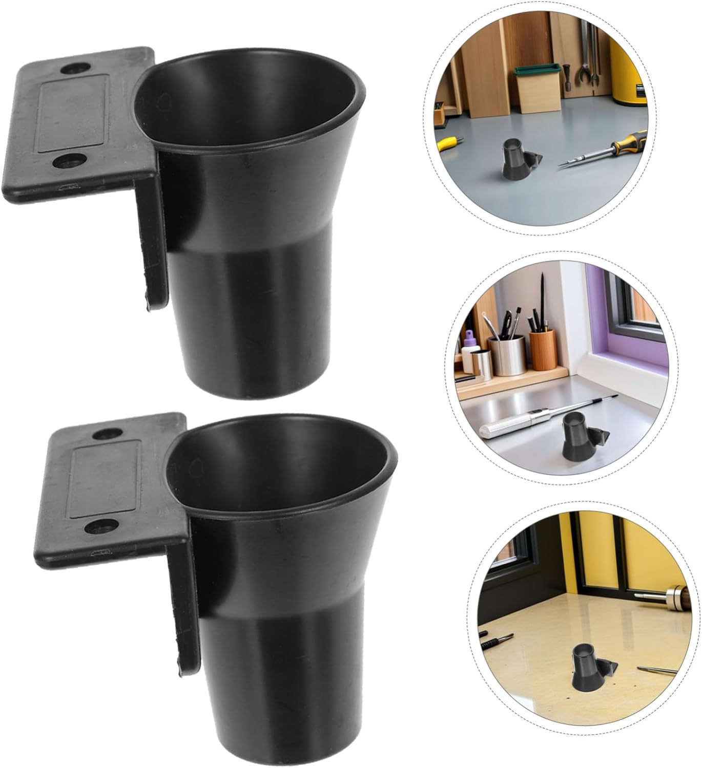  Gatuida 4pcs Wall Mount Power Tool Holder Heavy Duty Storage For Screwdriver Drill And Power Tools Space Saving Workshop Garage Compatible Multitools