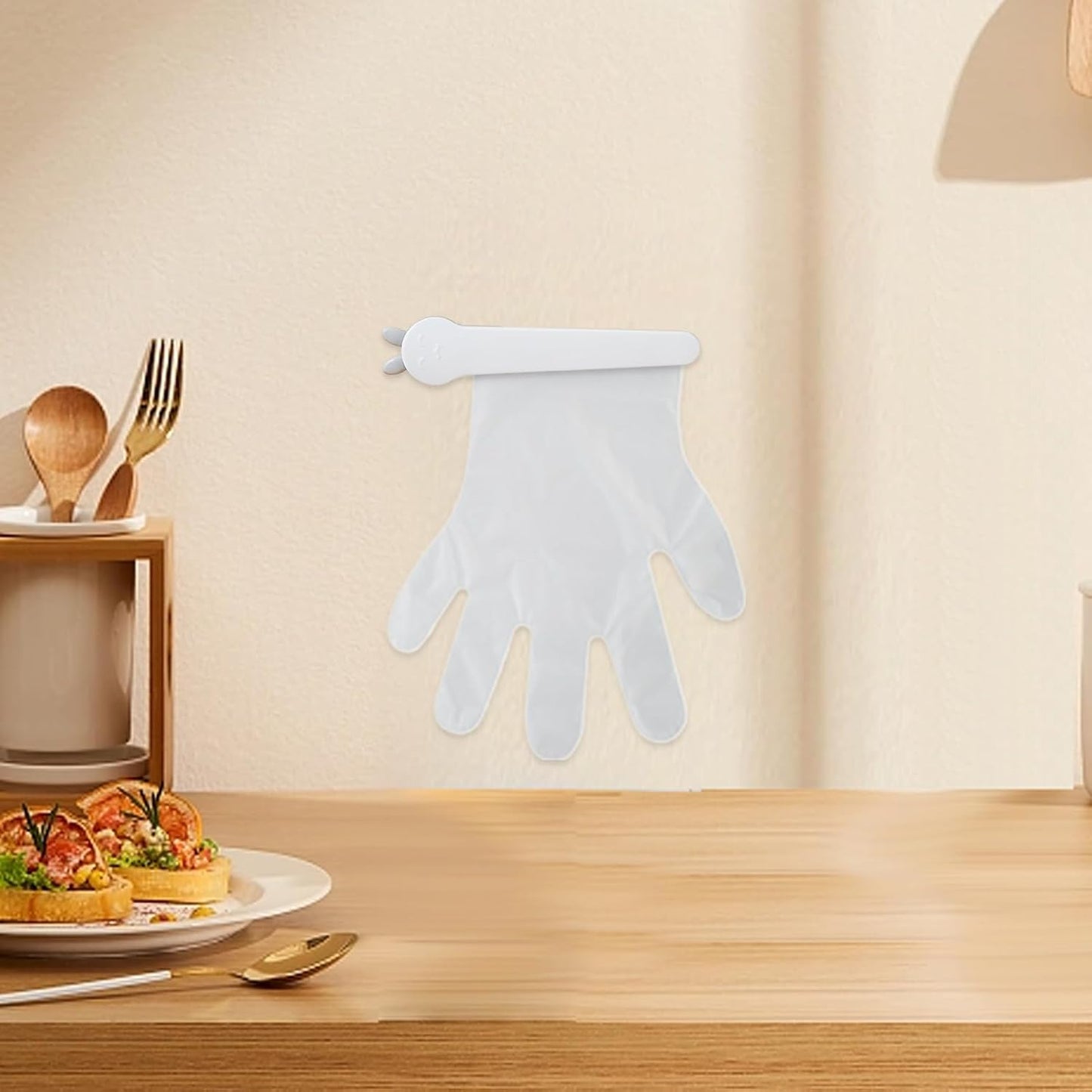  Generisch Porte-gants Pour Montage Mural | Porte-gants Sur | Rangement Adhésif Pour Cuisine, Armoire Et Espace Alimentaire