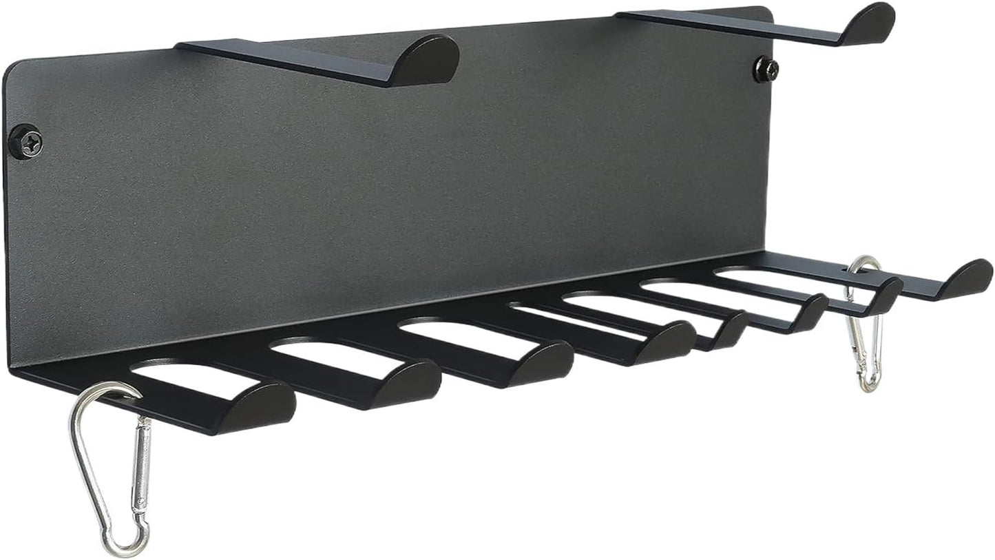  Rangement Mural De Salle De Sport, Organiseur D'équipement, étagère Montée Robuste De 11,4 Cm, Design Peu Encombrant, Système De Suspension Polyvalent Pour Entraînement à La Maison, Yoga, Entraînement