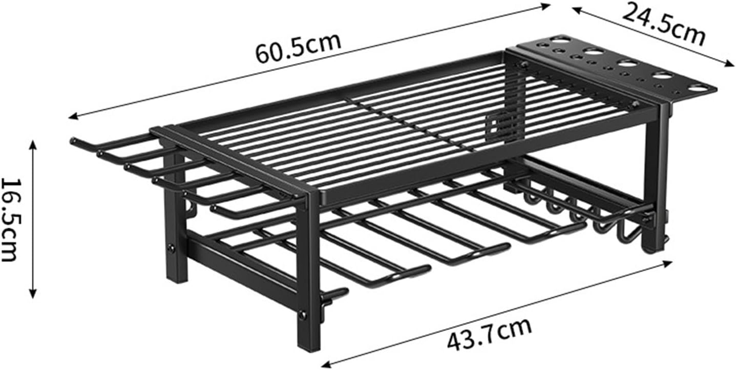  Porte-outils Mural En Acier Au Carbone Pour Outils électriques Et Ateliers