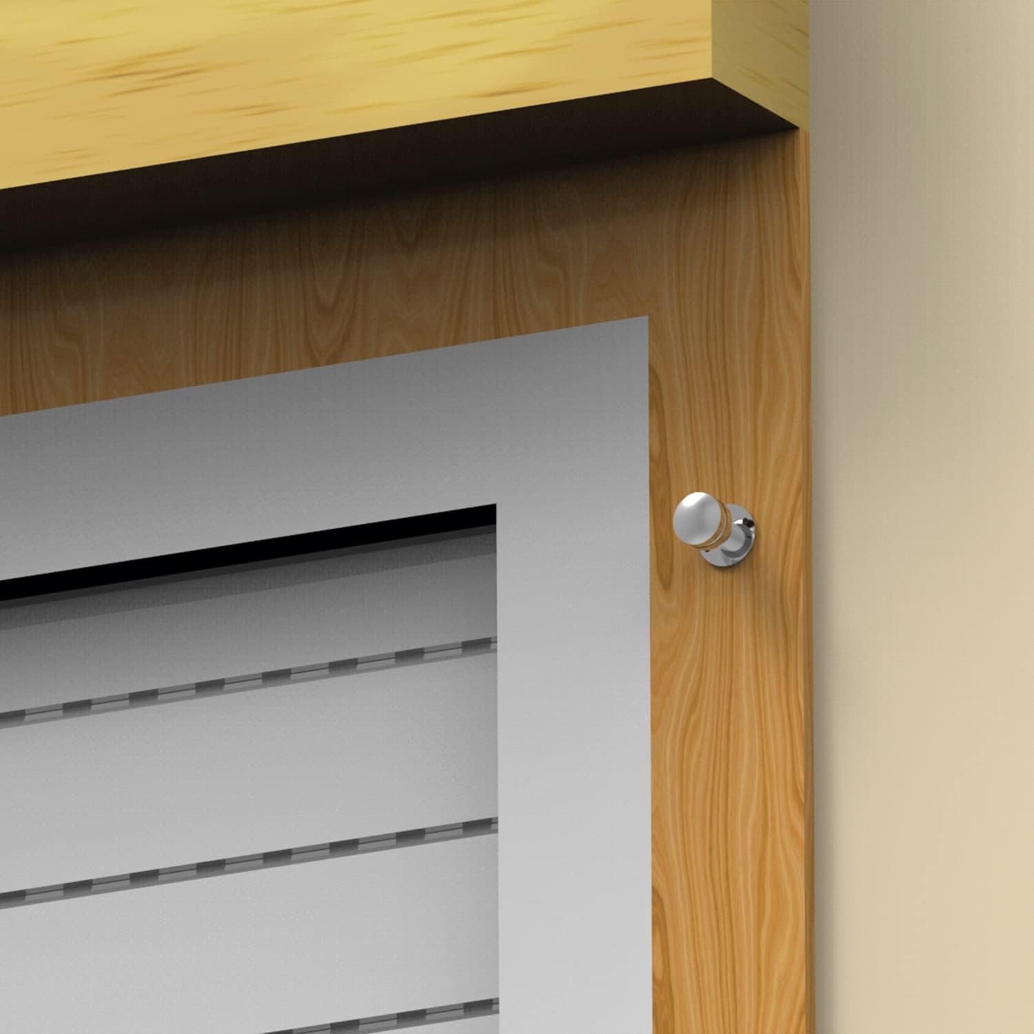  Amig - Goupille De Verrouillage Pour Fenêtres Courroies En Bois Ou Aluminium Mod.40 | Convient Pour Sécuriser Les Stores | Fermeture De Sécurité Zamak Finition Noire | Dimensions : Ø 30 X 152 Mm