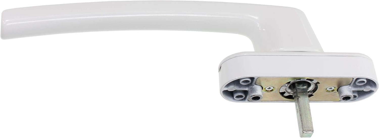  Roto Original Line TS7442 Patio Z Handle With Logo, Circular White, Pen Length 35 Mm, 25 X 3.6 X 6.7