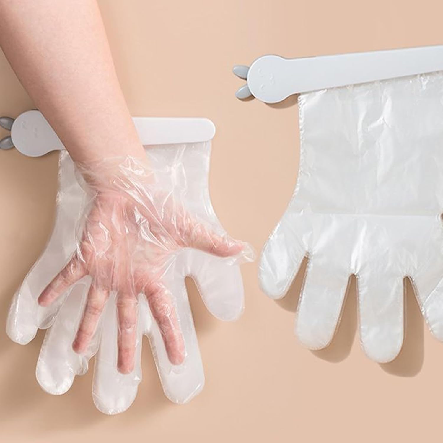  Générique Porte-Gants Mural - Organisateur De Gants Murale,Rangement Multifonction Pour Cuisine, Laboratoire, Santé, Restaurants Et Atelier Domestique
