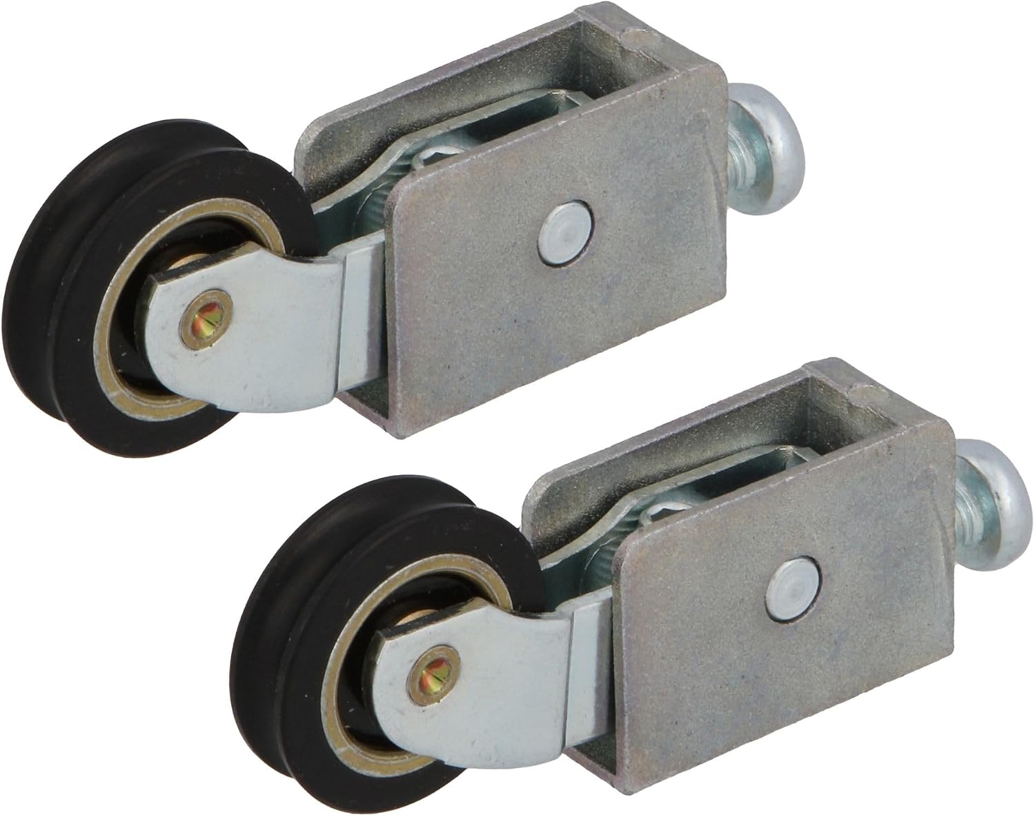  Amig - Roulement Pour Fenêtre Coulissante | Lot De 2 Unités | Taille 70 X 16 Mm | Boîtier Métallique Réglable | Roulement à Billes | Conçu Pour Les Fenêtres Coulissantes | Acier Zingué