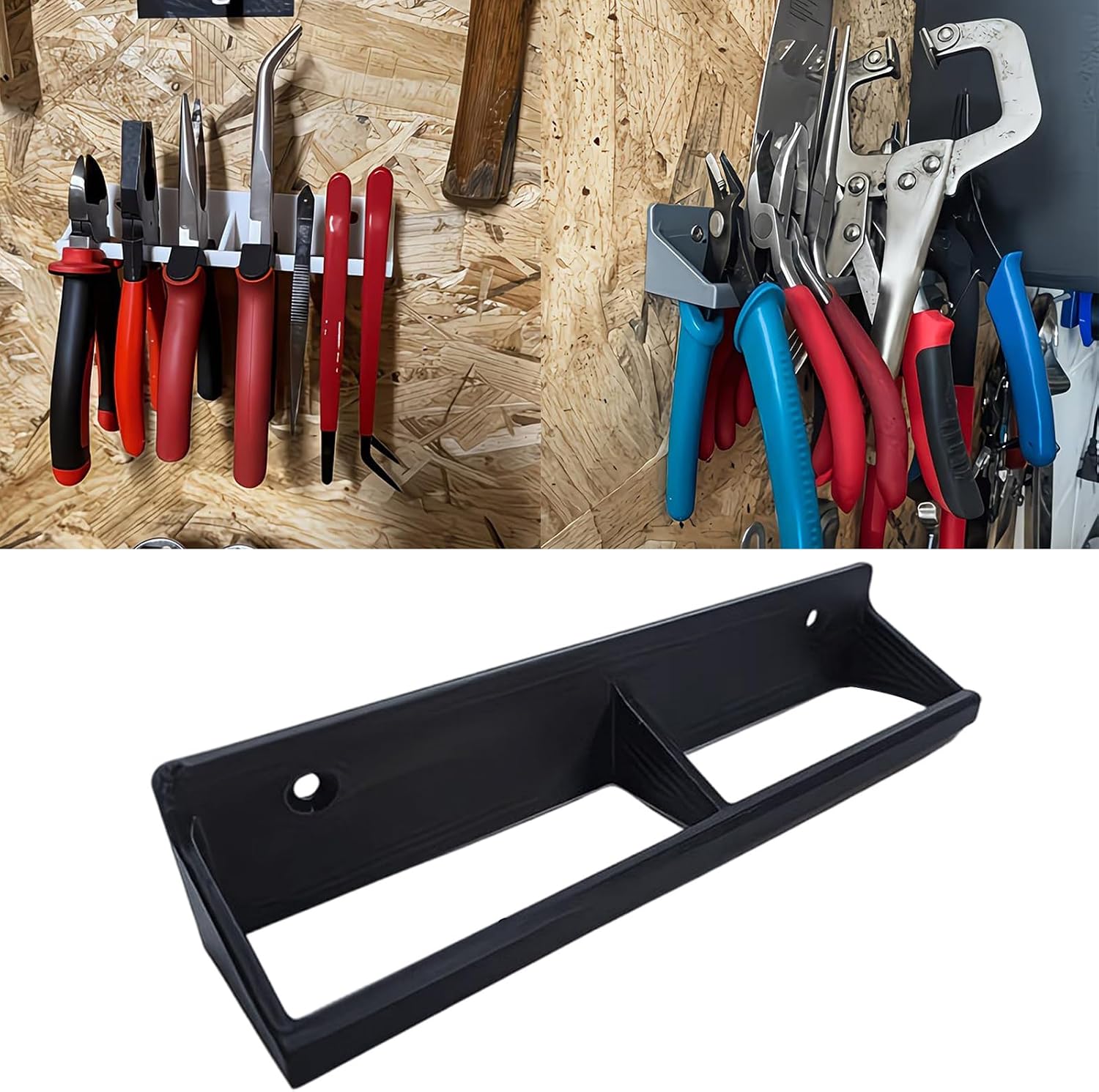  Organisation Murale Robuste Avec économie D'espace, Installation Facile Pour Le Rangement De Garage, Accessoires, Rangement D'outils De Garage