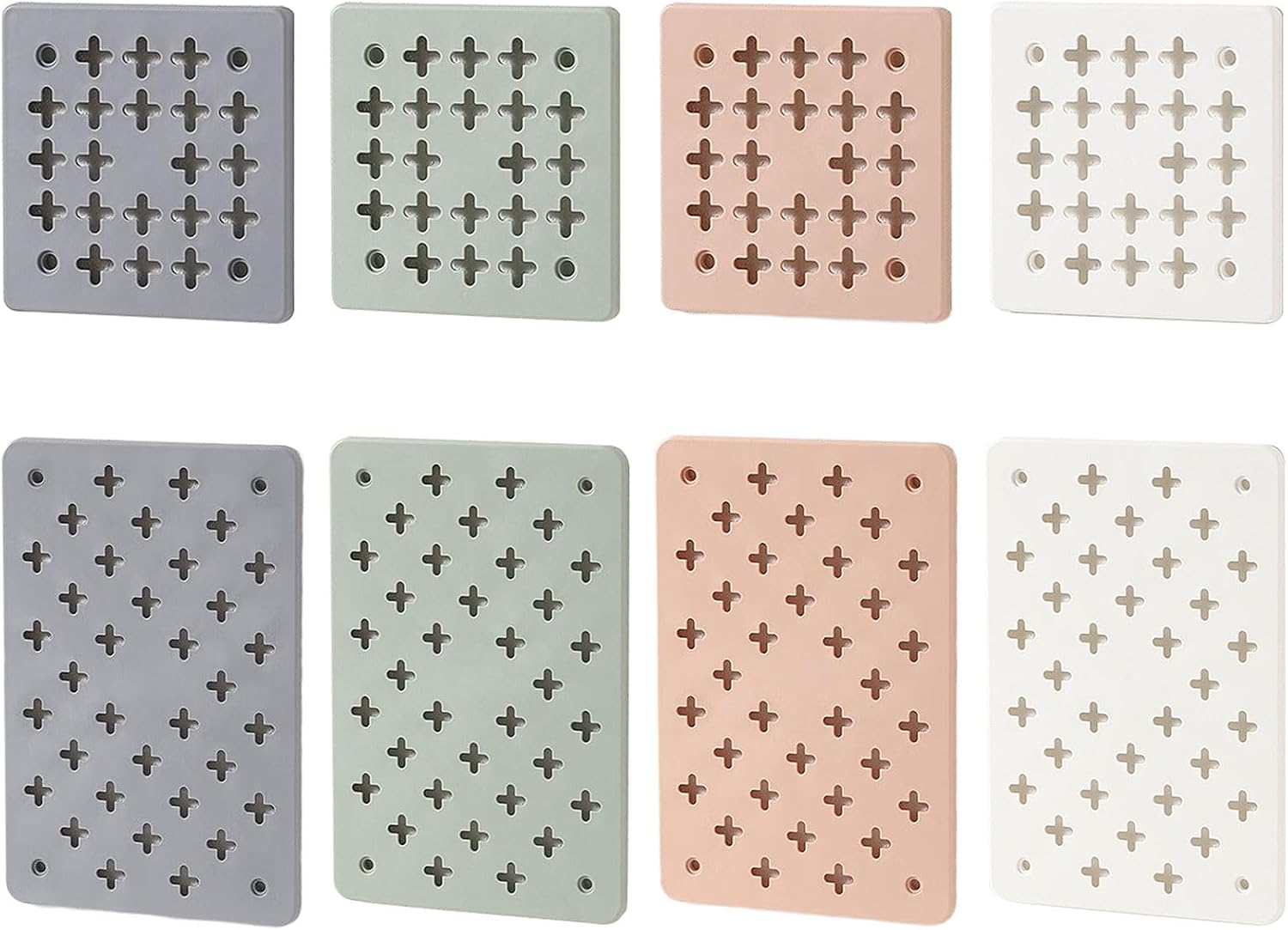  Systèmes De Rangement Muraux Robustes Et Imperméables - Étagère Extensible Pour Petits Espaces - Crochet Pour Panneau Perforé
