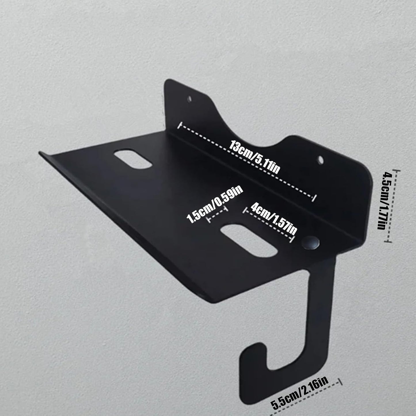  Support Mural Pour Scie Sauteuse, Organiseur En Métal Pour Outils électriques, Support De Scie Sauteuse De 30,5 Cm, Accessoire D'organisation D'outils Avec Design Robuste, Rangement Pour La Maison, Le