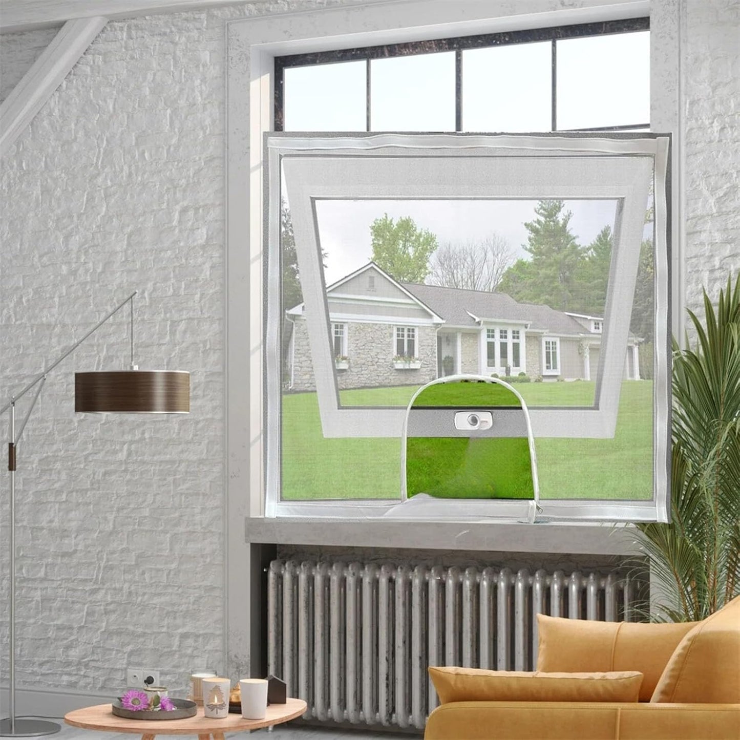  Mailles En Fibre De Verre Personnalisables Pour Une Installation Facile - Respirant Avec Fermetures éclair - Moustiquaire De Fenêtre En Fibre De Verre - Filet De Ventilation - Outil