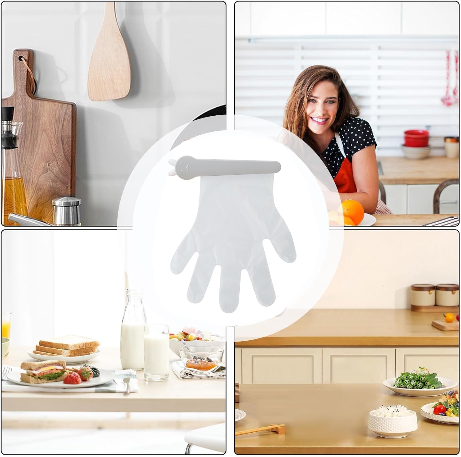  Generisch Support Mural Pour Boîte à Gants, Organiseur Avec Design à Clip, Montage Adhésif Pour Cuisine, Armoire Et Secteur Alimentaire