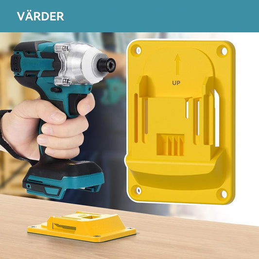  Support De Perceuse - Support à Outils électrique Robuste Avec Poignée Antidérapante Et Design De Rangement Vertical Peu Encombrant Pour Un Accès Facile | Support De Stockage Utilitaire Pour Le Site