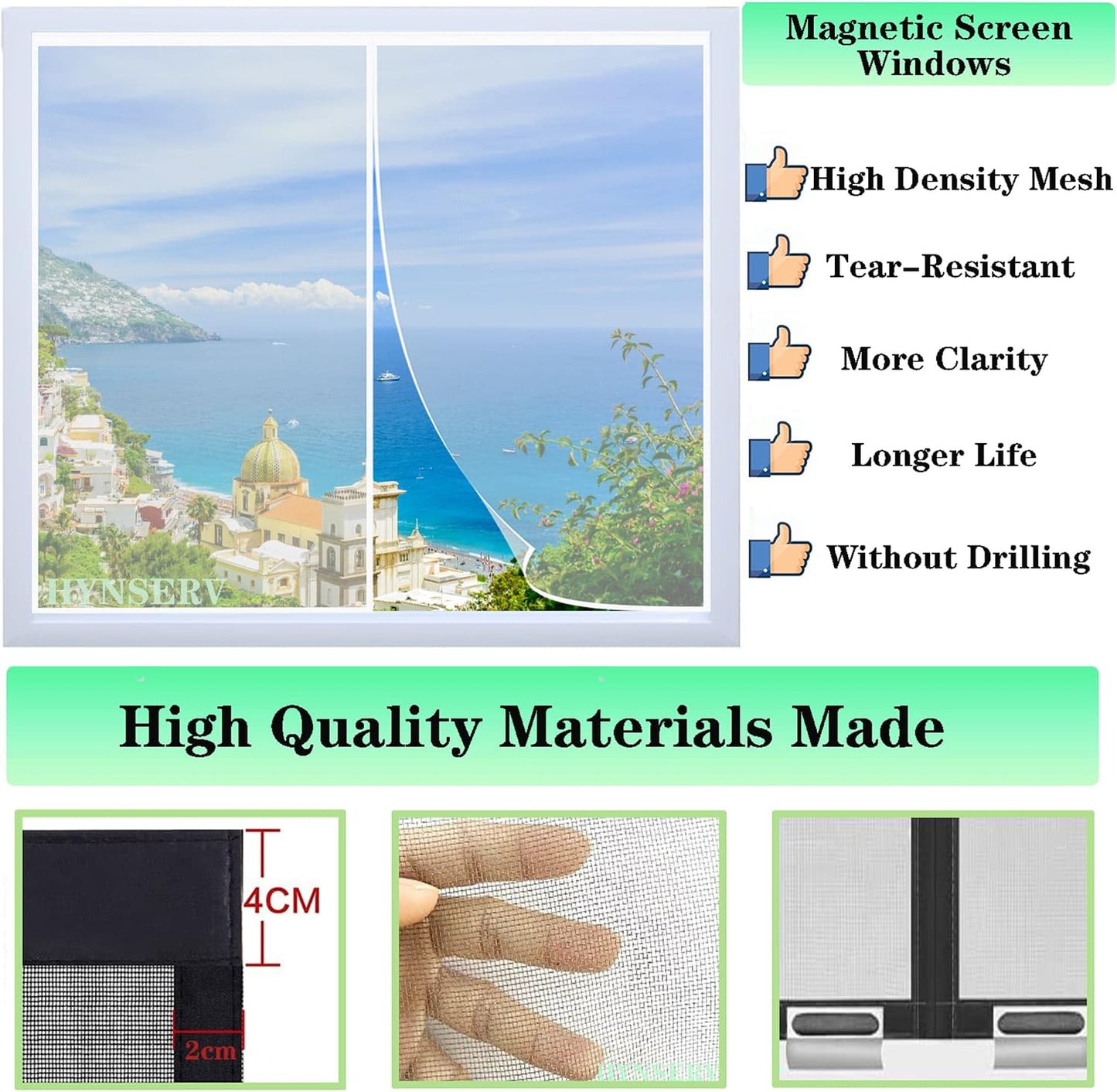  Magnetic Window Mosquito Net White 120 X 170 Cm Automatic Closure Anti-Mosquito Fly Curtain Easy To Install Anti-Insect For Doors Windows Balcony Living Room
